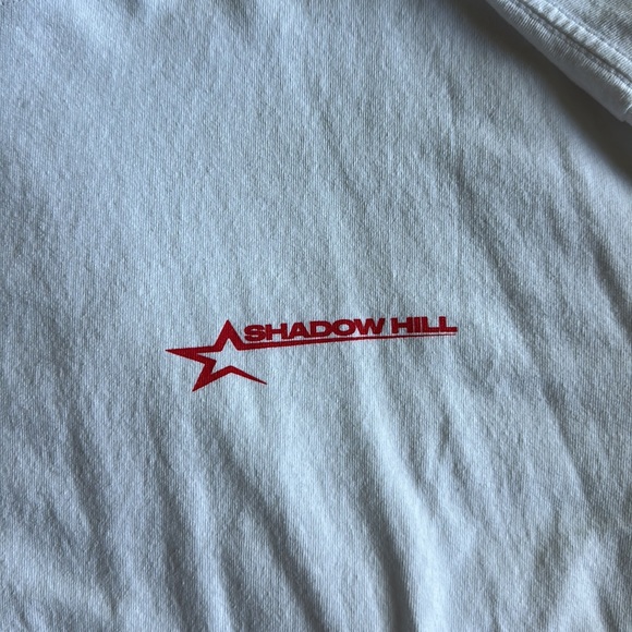 Shadow Hill long sleeve white t shirt - Picture 2 of 4